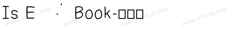 Is E  Book字体转换